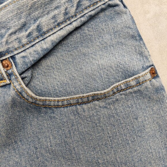 VTG Levis 560 Comfort Fit Jeans Mens W33 L32 Blue Denim Casual Wear - Picture 10 of 12